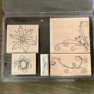 Stampin’ Up! Rubber Stamp Set Doodle This Set of 5